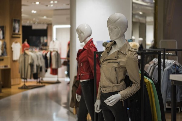 Womanclothes in a store in Paris