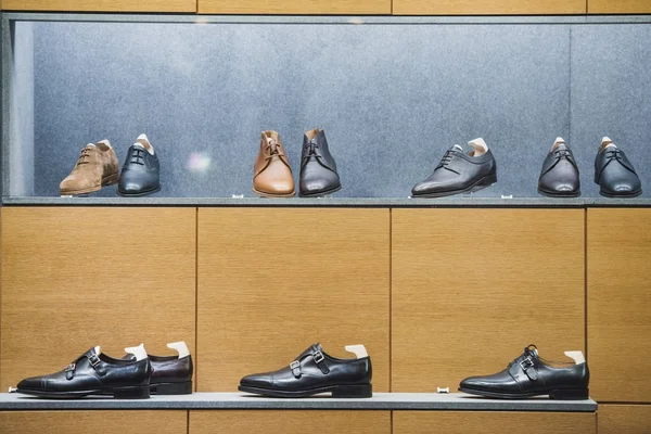 Men shoes in a shop in Paris