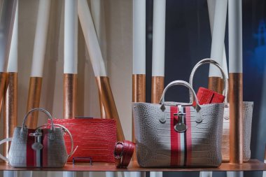 Bir mağaza Paris'te lüks Çantalar