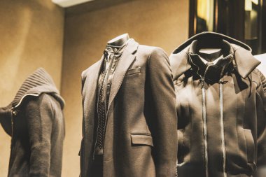 Erkek giyim konsept mağaza