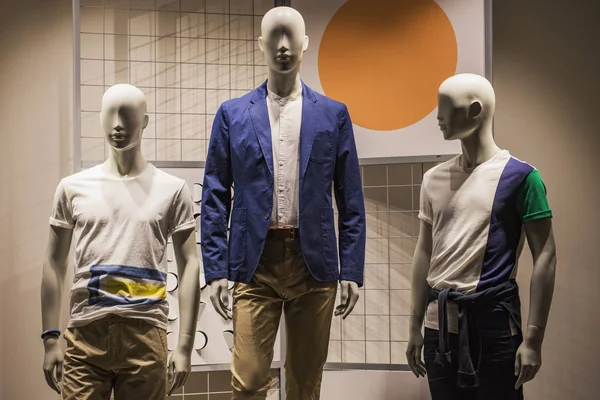 Men clothing in a store in Paris