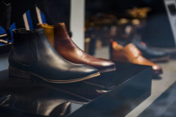 Scarpe Lusso Negozio Parigi — Foto Stock