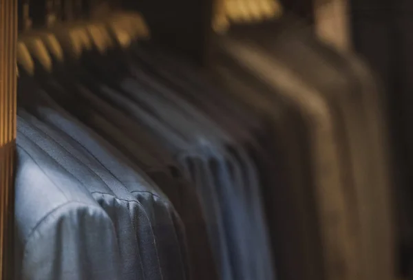 Mannen Kostuums Een Winkel — Stockfoto