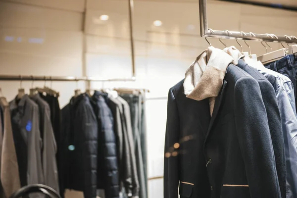 Мужская Одежда Магазине Милане — стоковое фото