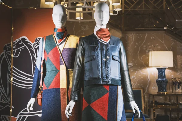 Milan Talya Kasım 2016 Mankenler Bir Moda Mağaza Milano — Stok fotoğraf