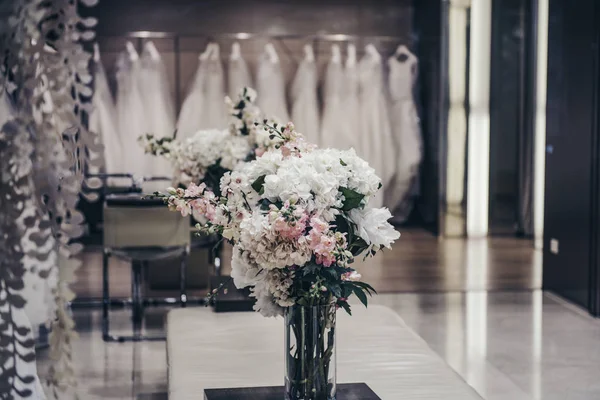 Luxury clothing shop with wedding dresses