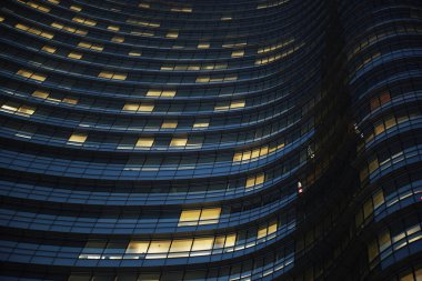 Gece kurumsal yapı - iş konsepti