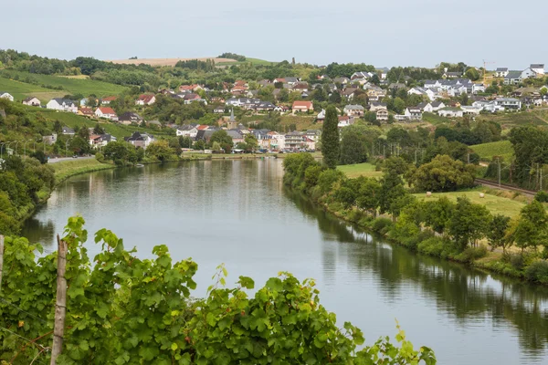 Utsikt över Wormeldange — Stockfoto