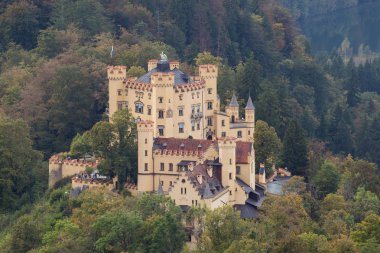 Hohenschwangau kaleden yakın çekim