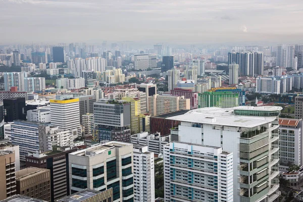 Vista aérea de Singapur — Foto de Stock