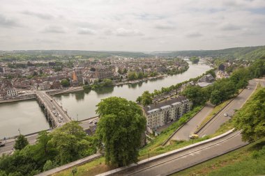 Namur ve Meuse görünümü