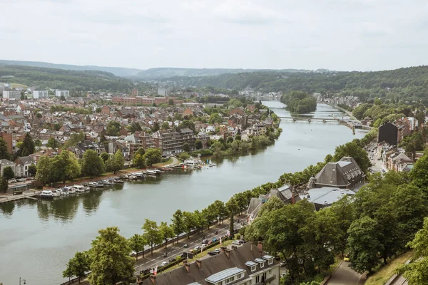 De Meuse och Namur — Stockfoto