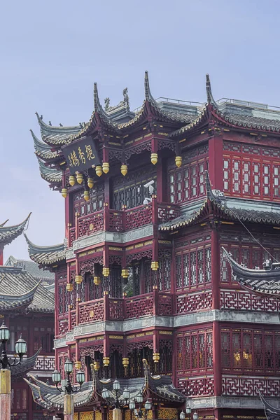 Buildings of the Yuyuan Market, outside the garden in Shanghai