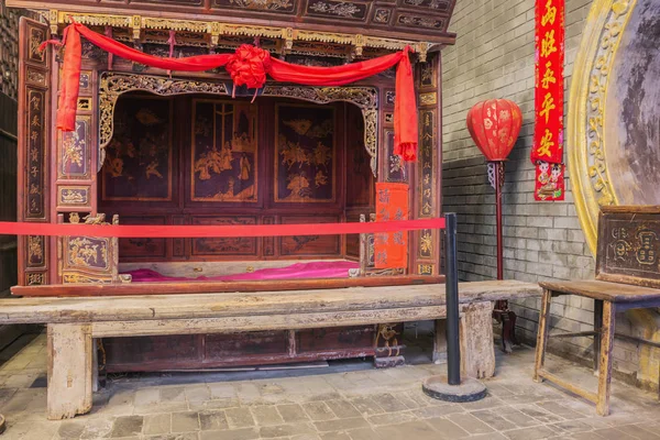 Editorial Daxuzhen Guangxi China Abril 2019 Vista Quarto Antiga Casa — Fotografia de Stock