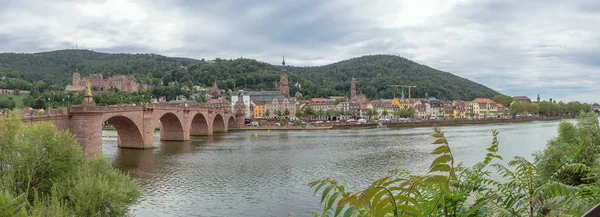 Editorial Heidelberg Baden Wurttemberg Allemagne Août 2019 Panorama Vieille Ville — Photo