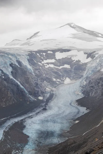 Johannisberg Com Glaciar Pasterze Visto Kaiser Franz Josefs Hohe — Fotografia de Stock