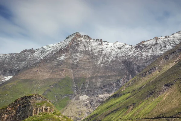 Pohled Hoher Tenn Nad Nádrží Mooserboden — Stock fotografie