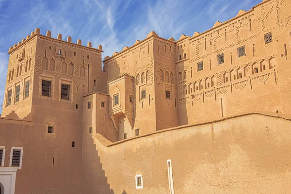 Άποψη Του Άνω Μέρους Του Taourirt Kasbah Στο Ouarzazate Δει — Φωτογραφία Αρχείου