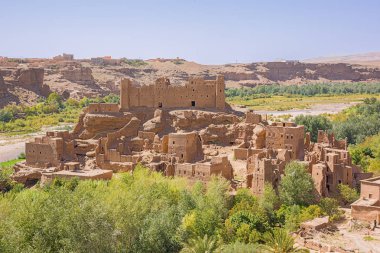 Boumalne Dades bölgesinde Kalaat M 'Gouna yakınlarında terk edilmiş bir köy.