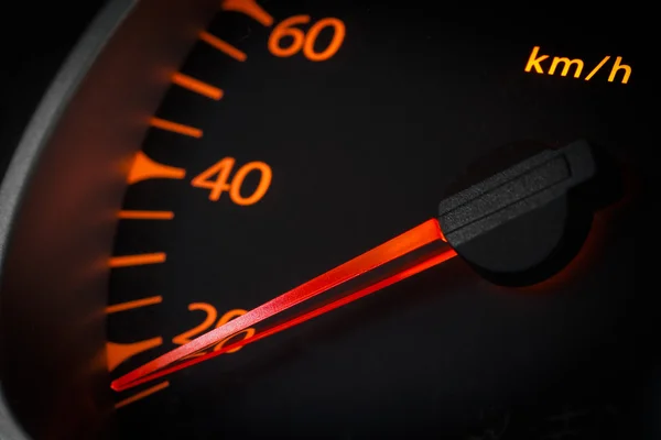 Car odometer closeup — Stock Photo, Image