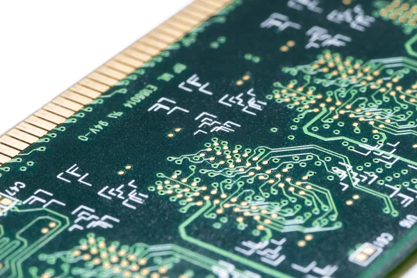Primer plano del chip de ordenador — Foto de Stock