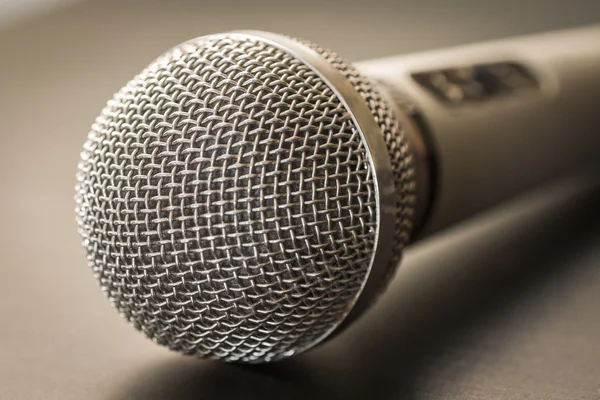 Studio microphone closeup — Stock Photo, Image