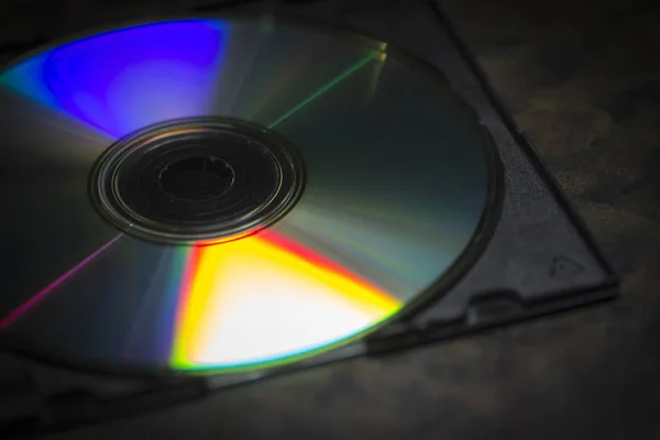 Nahaufnahme von Compact Disc — Stockfoto