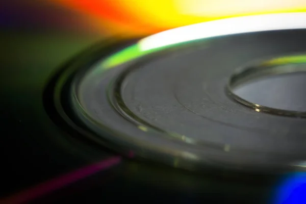 Nahaufnahme von Compact Disc — Stockfoto