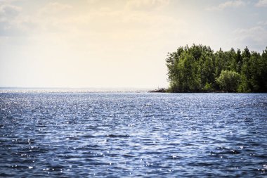 Yaz nehri manzarası