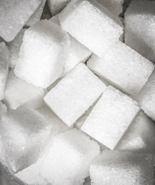 Beyaz şeker cubes — Stok fotoğraf