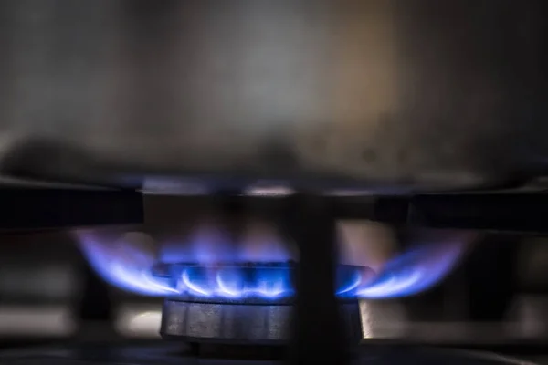 Estufa de gas quemador — Foto de Stock