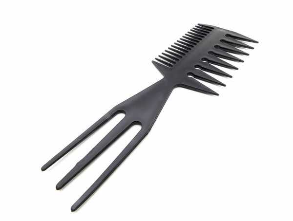 Black plastic comb