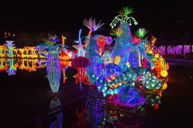 Dubai Bahçesi Uae 'de parlıyor