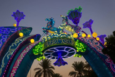 Dubai Bahçesi Uae 'de parlıyor