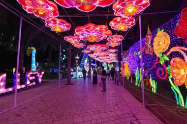 Dubai Bahçesi Uae 'de parlıyor