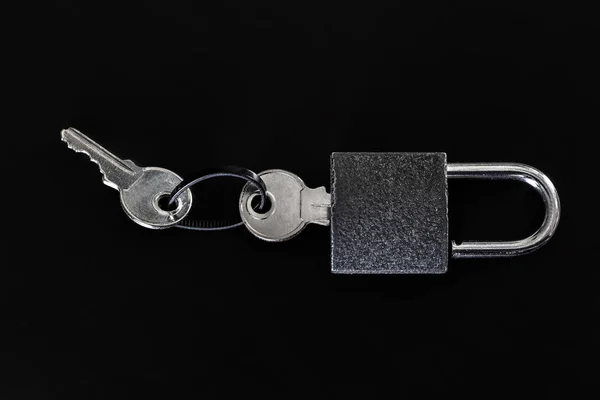Λουκέτο με κλειδιά — Φωτογραφία Αρχείου