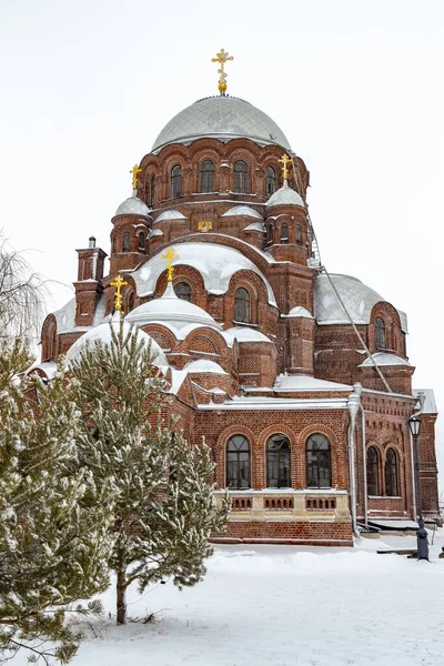 Sviyazhsk Ryssland Januari 2020 Katedralen Över Guds Moder — Stockfoto