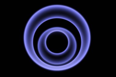 Arkaplan olarak fantastik soyut renkli optik şekiller.