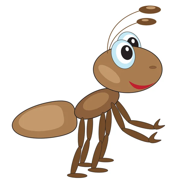 Grappig verrast ant — Stockvector