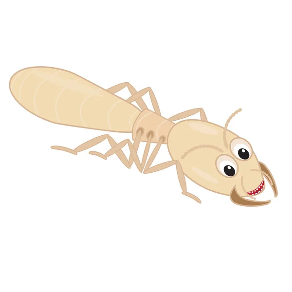 Grappige termiet cartoon — Stockvector