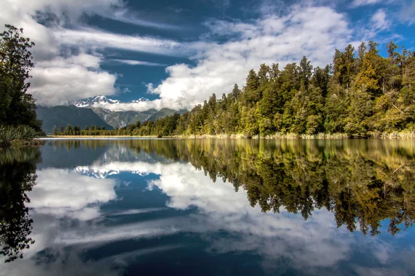 Lake Matheson, Südinsel, Neuseeland lizenzfreie Stockbilder