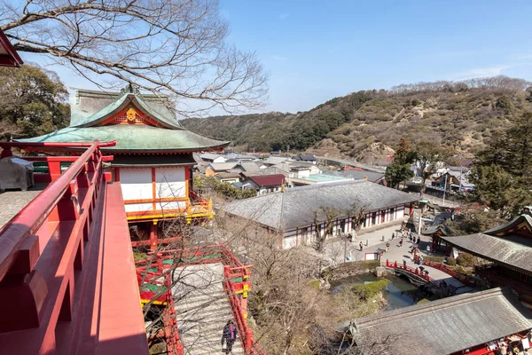 CITTÀ DI KASHIMA, SAGA, GIAPPONE - 11 MARZO 2017: Yutoku Inari è un santuario shintoista nella città di Kashima, prefettura di Saga, isola di Kyushu, Giappone . — Foto Stock