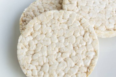 Gevrek pirinç waffle portre