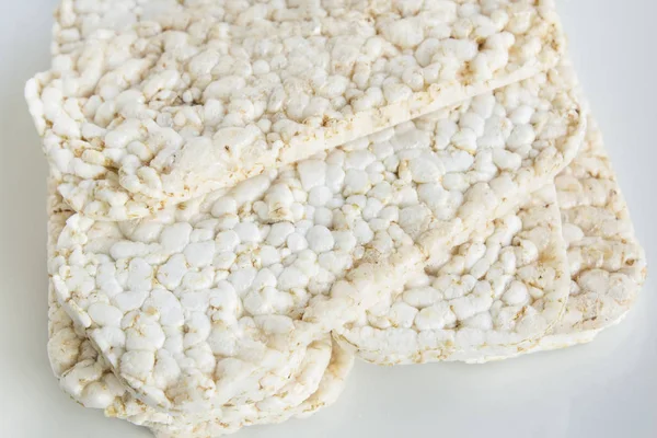 Cialde di riso croccanti Primo piano — Foto Stock
