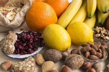 çeşitli sağlıklı gıda