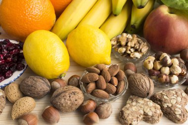 çeşitli sağlıklı gıda