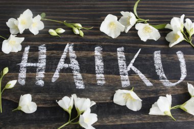 Word Haiku, Yasemin çiçekleri ile Japon şiir