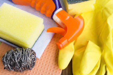 temizlik ürünleri yakın çekim