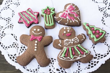Gingerbread çift çerezleri 