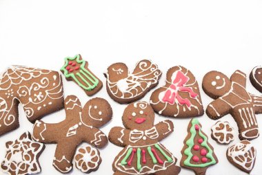 Gingerbread çerezleri kopya alanı ile